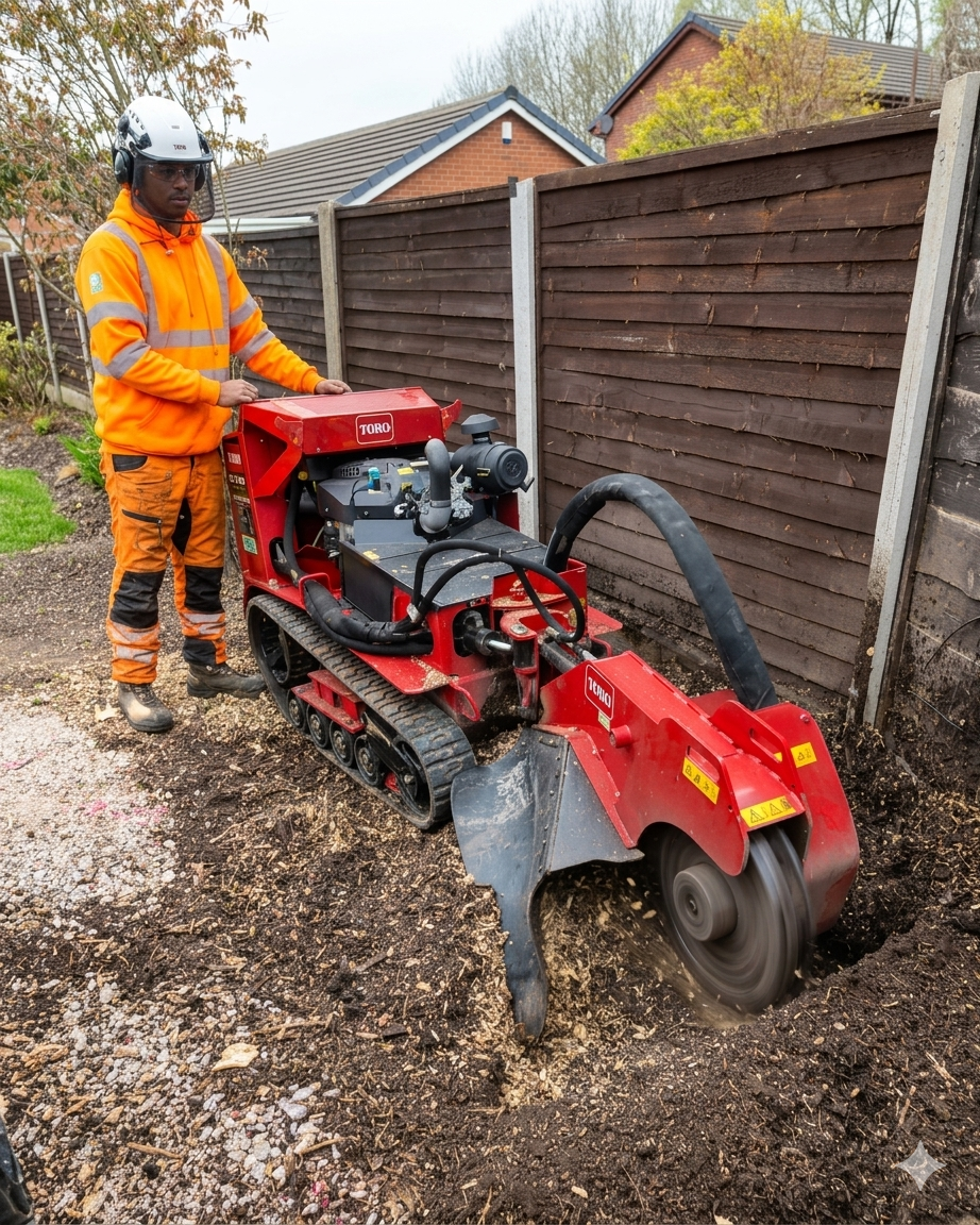 Stump grinding